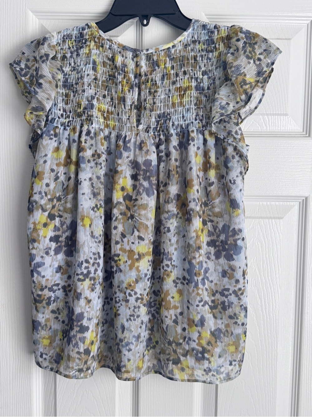 Banana Republic Floral Smocked Blouse - Picture 7 of 10